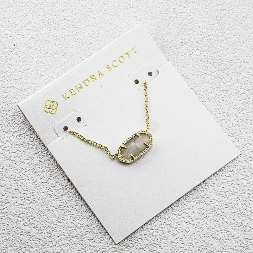 Kendra Scott Gray Cat��s Eye Necklace